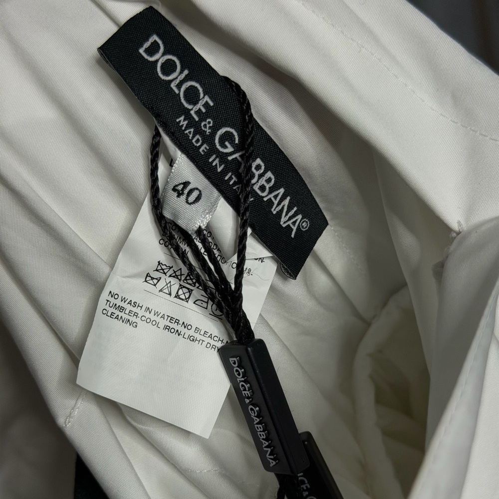 Dolce & Gabbana Cotton Calf Length Shirt Dress - Picture 6 of 8